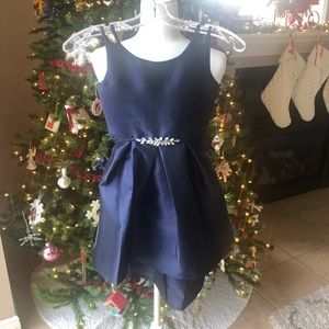 Girls Size 7 Satin Holiday Dress